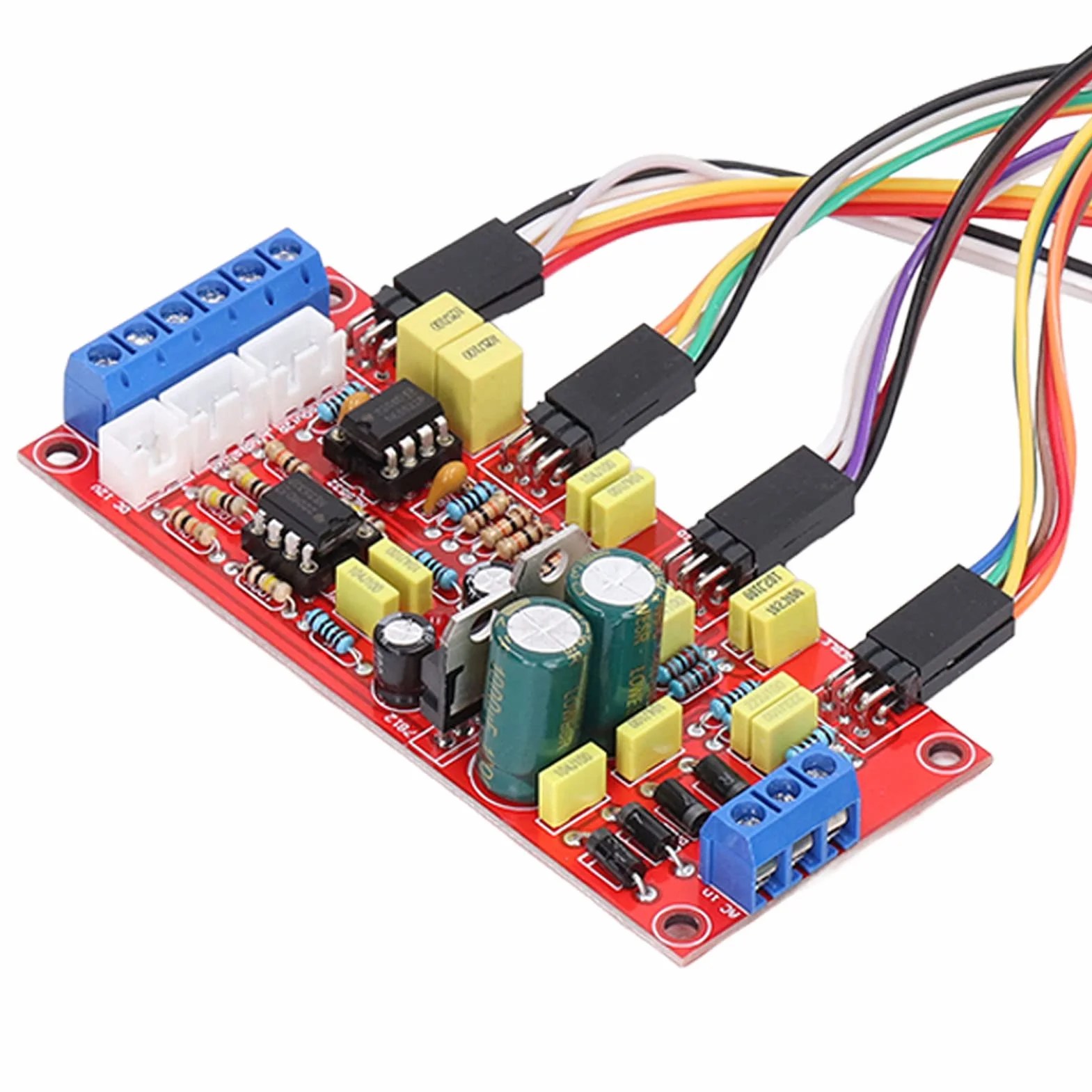 Preamplificatore Audio Stereo Hi-Fi con Controllo Volume, Treble e Bassi, Modulo PCB per Impianto con Equalizzazione Avanzata
