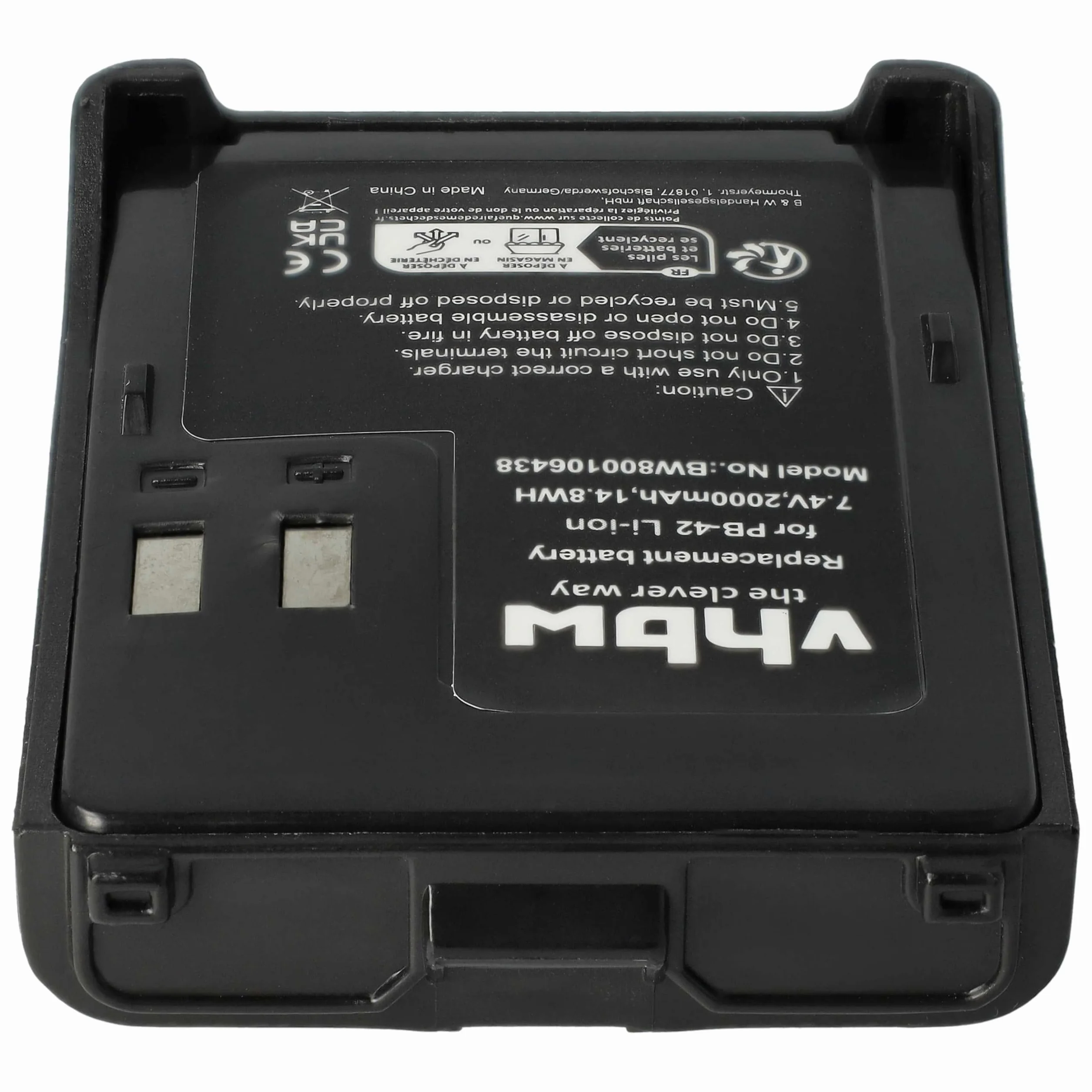 Kenwood TH-F6 TH-F6A TH-F7 Li-Ion batteria 2000mAh 7,4V radio
