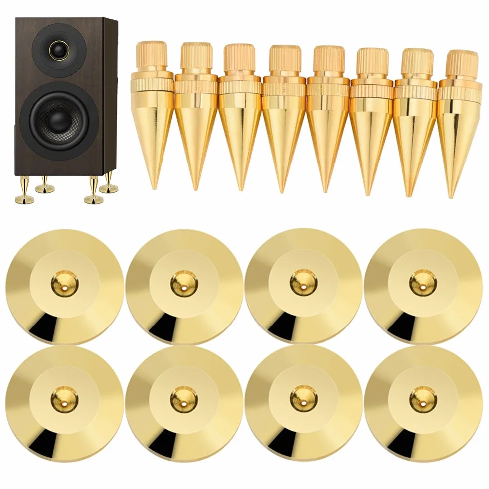 VBESTLIFE 8 paia punte altoparlante 6 x 36 mm assorbitore HiFi