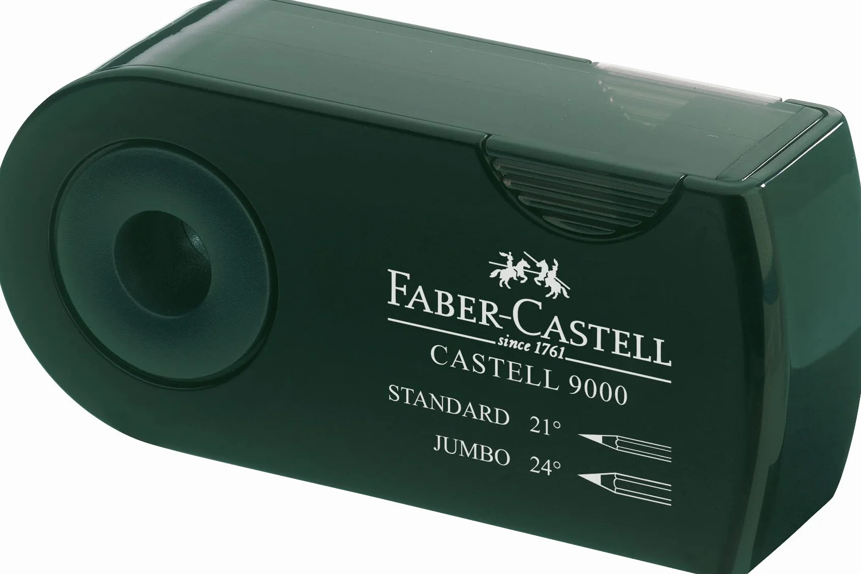 Faber-Castell 582800 Temperamatite doppio 9000, Verde