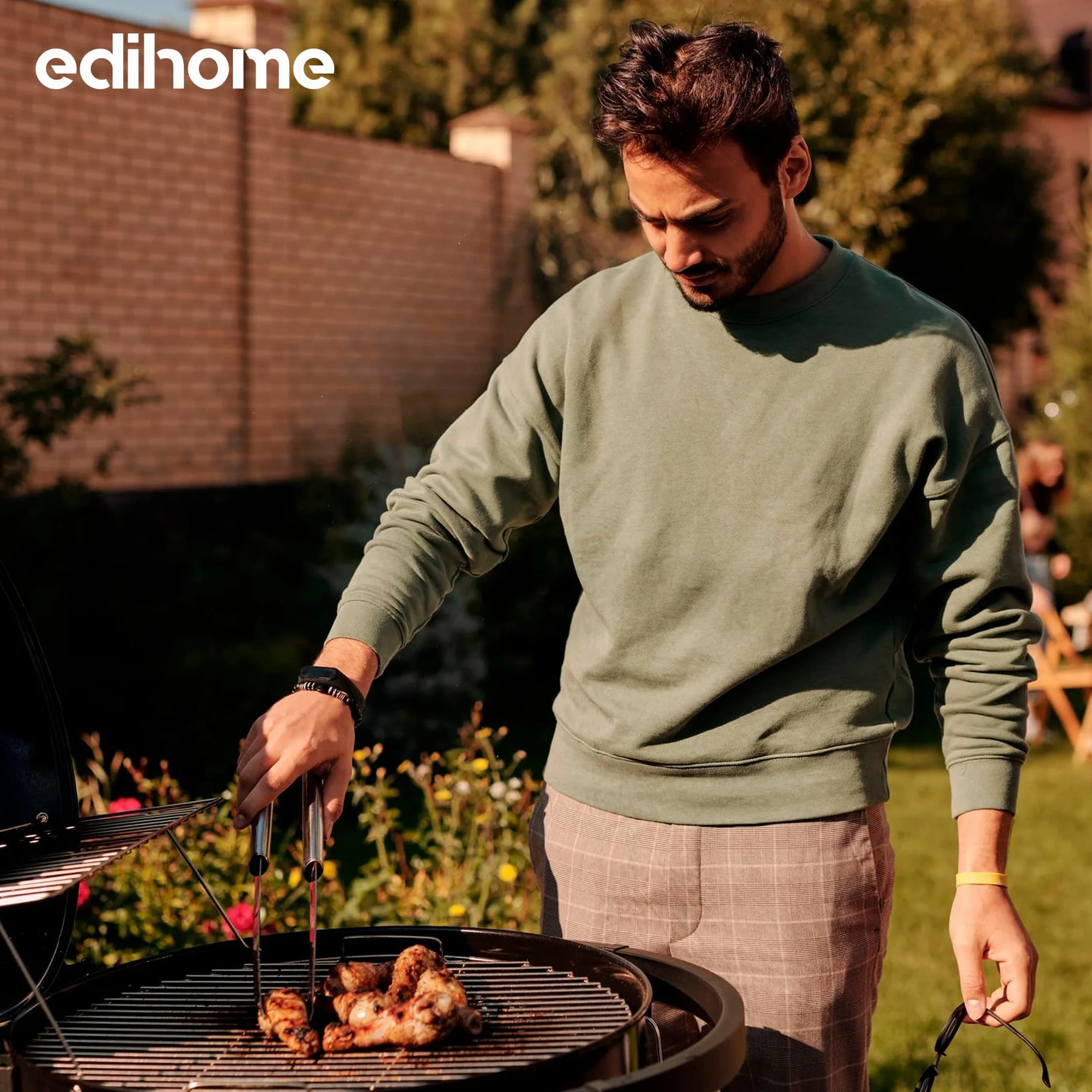 Edihome Zestaw Barbecue 25 Pezzi Acciaio Inossidabile z Kufrem Premium
