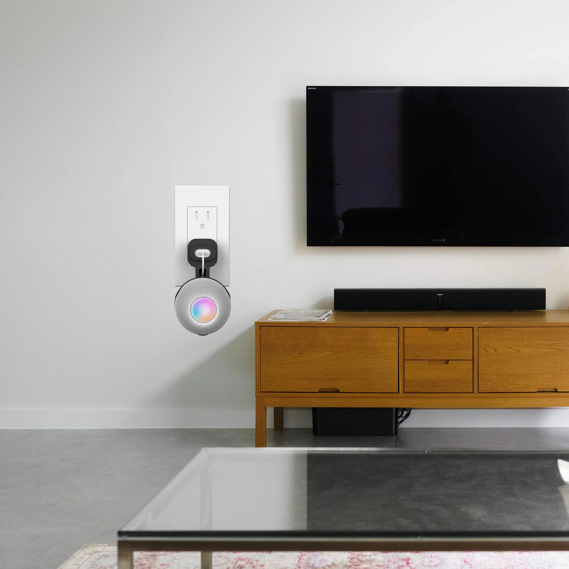Homepod Mini Supporto da parete robusto salvaspazio gestione cavi