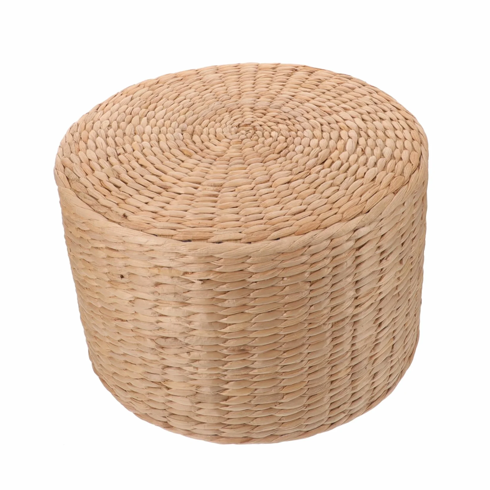 Didiseaon Pouf da Giardino per Bambini in Paglia Intrecciata, Sgabello Piccolo Multifunzione per Cambiare le Scarpe, Design Adorabile e Leggero, per Ambienti Esterni