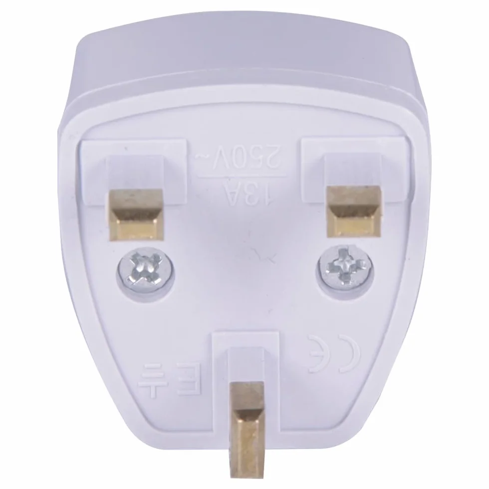 Adattatore universale da viaggio tipo G, bianco