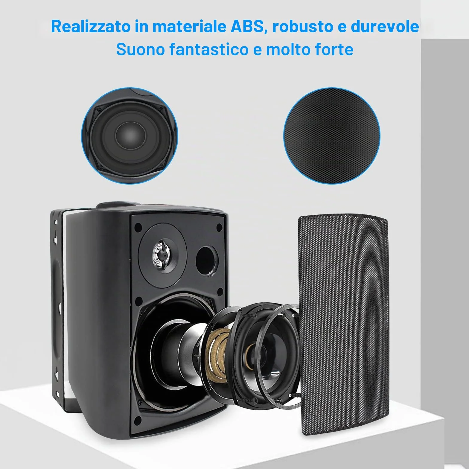 Herdio 5,25 Pollice Casse per Esterno 600 Watt Altoparlanti da Esterno