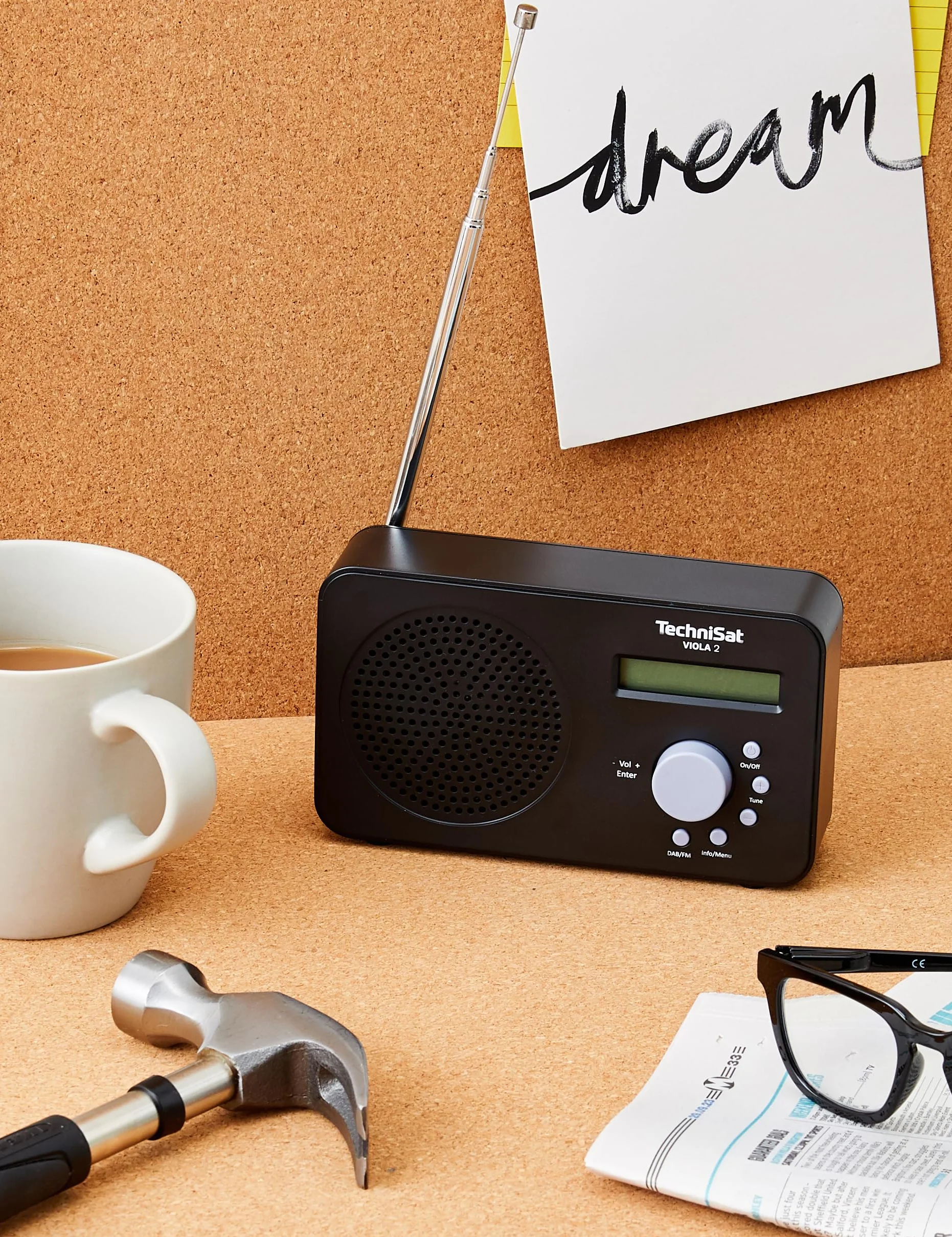 TechniSat VIOLA 2 Radio DAB portatile DAB+ FM 1 Watt RMS