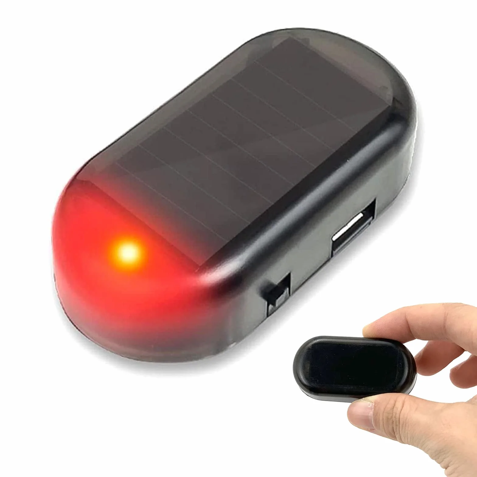 Solare Antifurto Luci Di Segnalazione Lampeggiante Allarme Per Auto Rosso