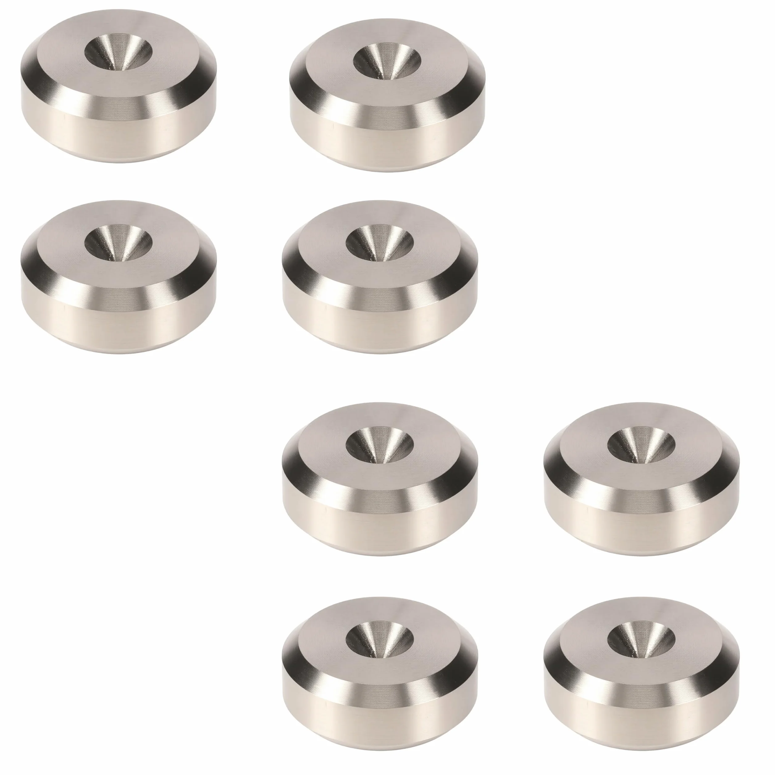 PrecisionGeek Acciaio Inossidabile Altoparlanti Piedino 20mm DIA 8pz