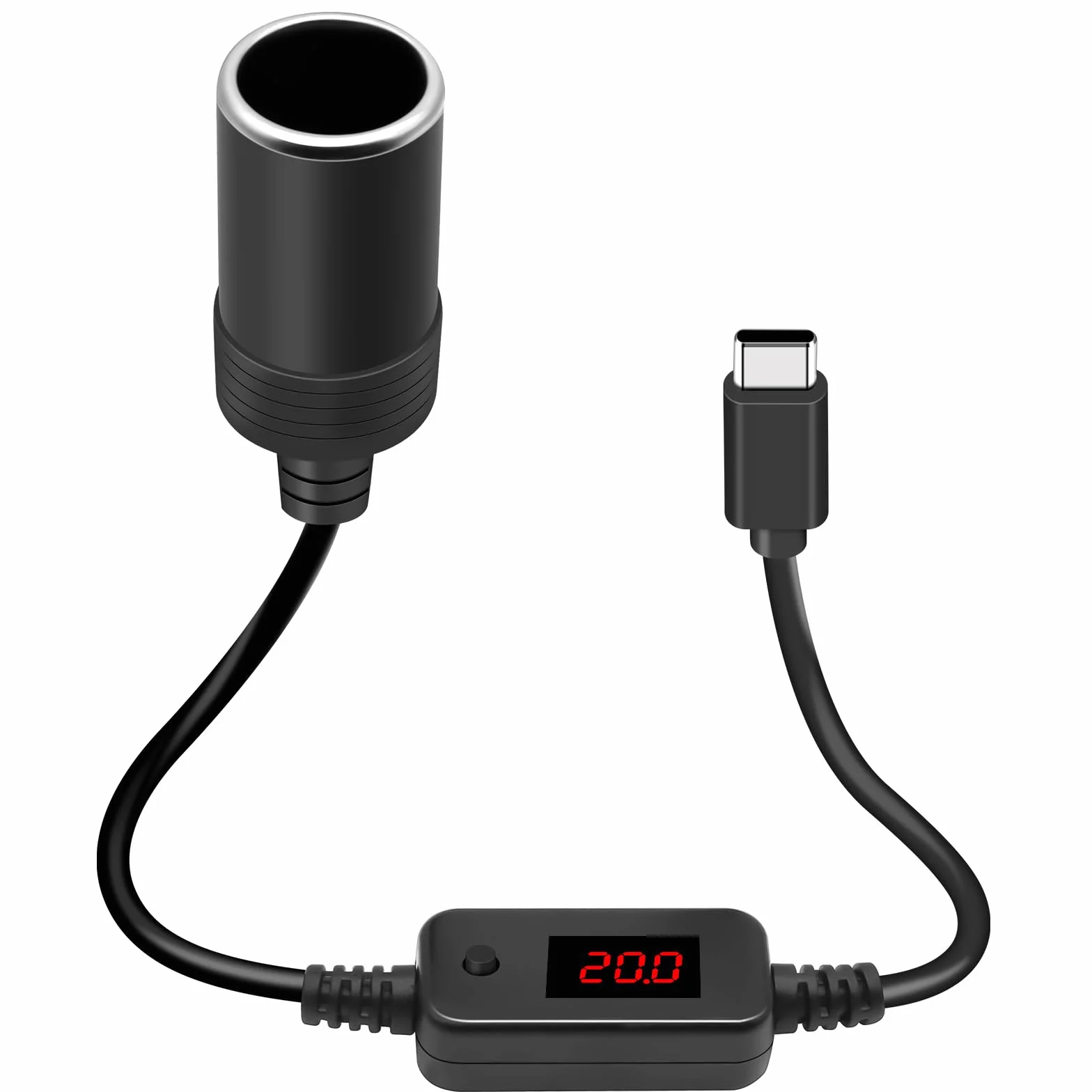Adapter USB C 12V 60W do Auta, Dashcam, GPS