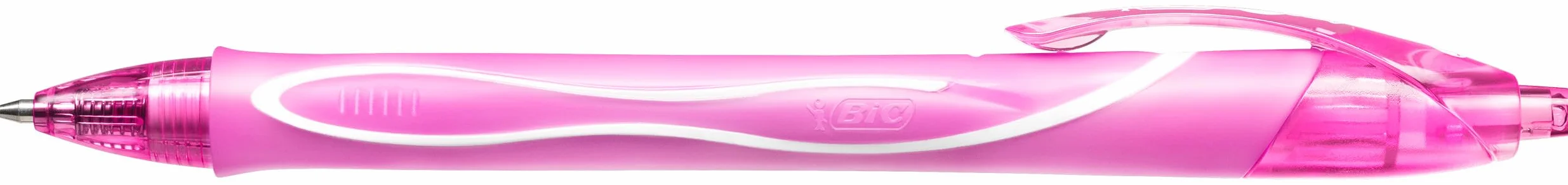 Bic My Summer Collection Pink Box, Penna Gel Quick Dry A Sfera A Scatto 4 Colori, Matita Con Gomma Matic Fun (0.7Mm), Evidenziatore Pastello Rosa Grip Pastel, 4 Unità