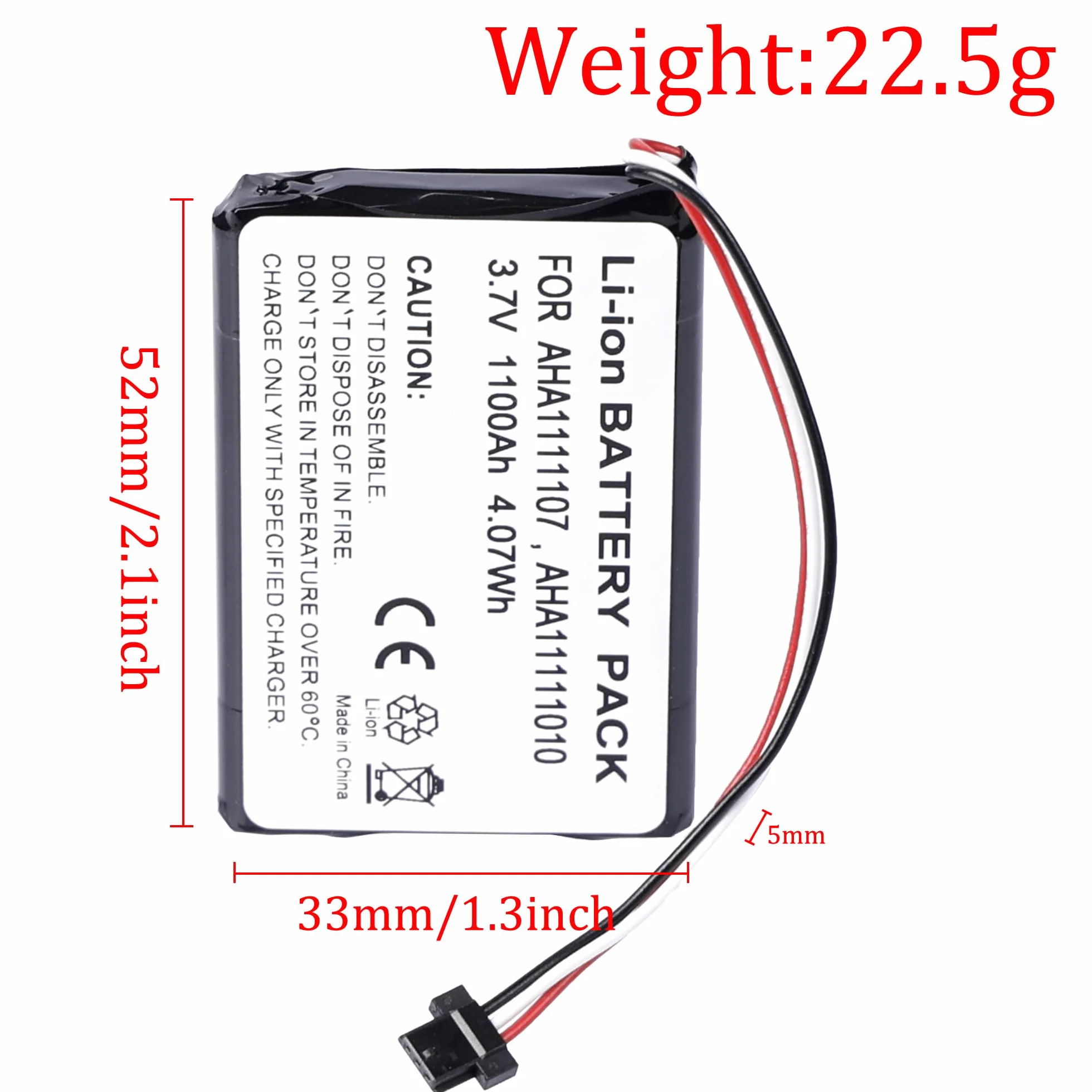 Bateria GPS TomTom Go 6100 Go 600 Go 610 Go 620 1100 mAh litowo-jonowa