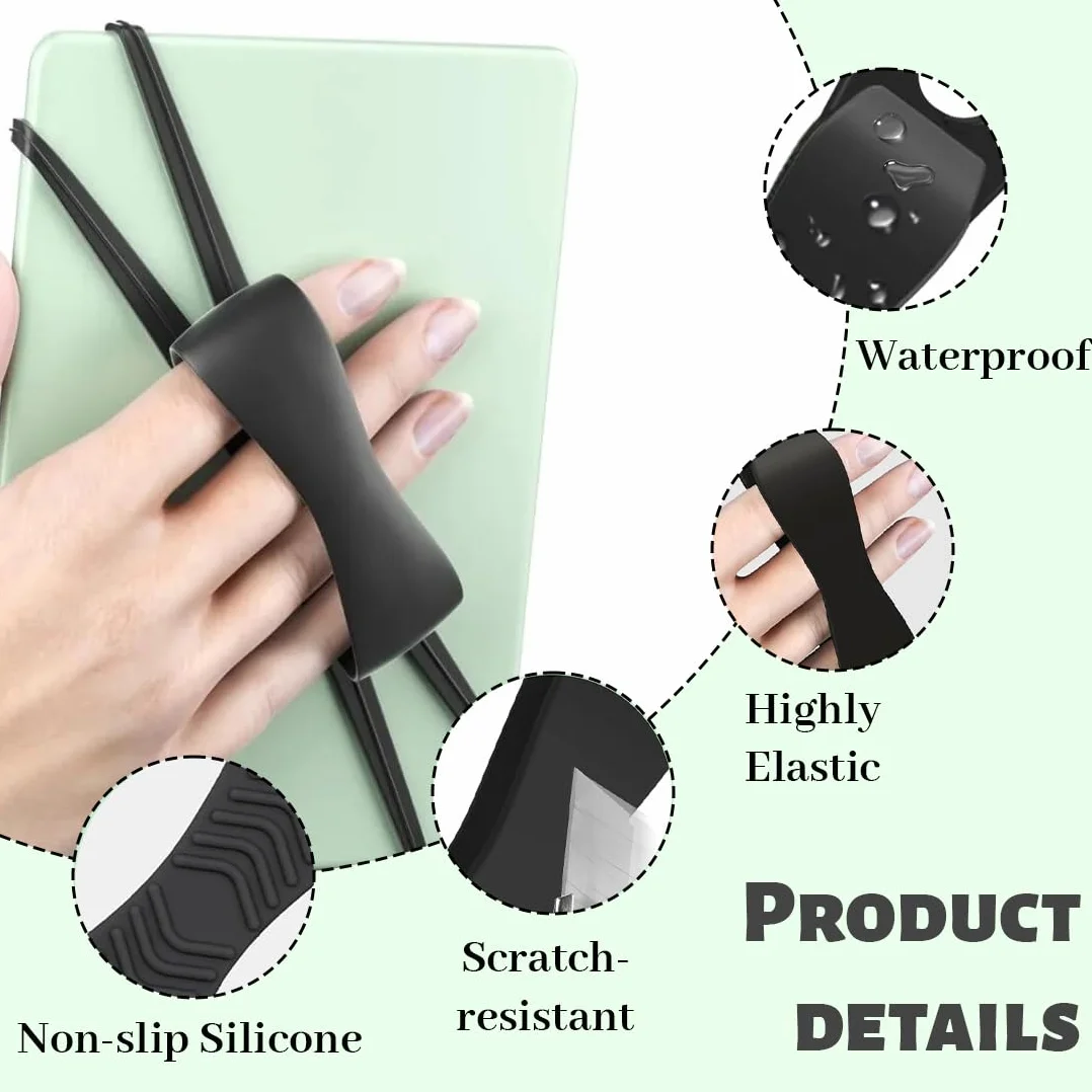 Supporto Universale Antiscivolo per Lettura a Letto in Silicone per 6-8" Kindle eReaders Fire Tablet, Verde