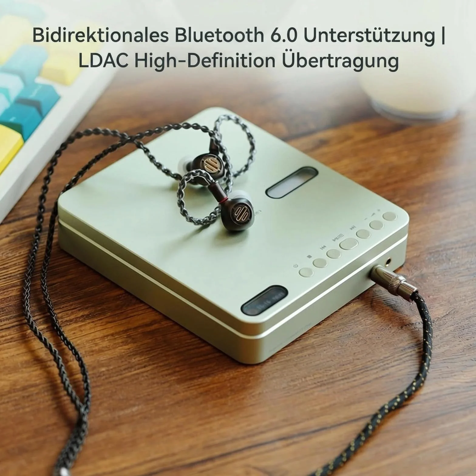Shanling EC Play lettore CD portatile DAC CS43198 Bluetooth 6.0 3450 mAh 12 ore uscita cuffie 3,5 mm