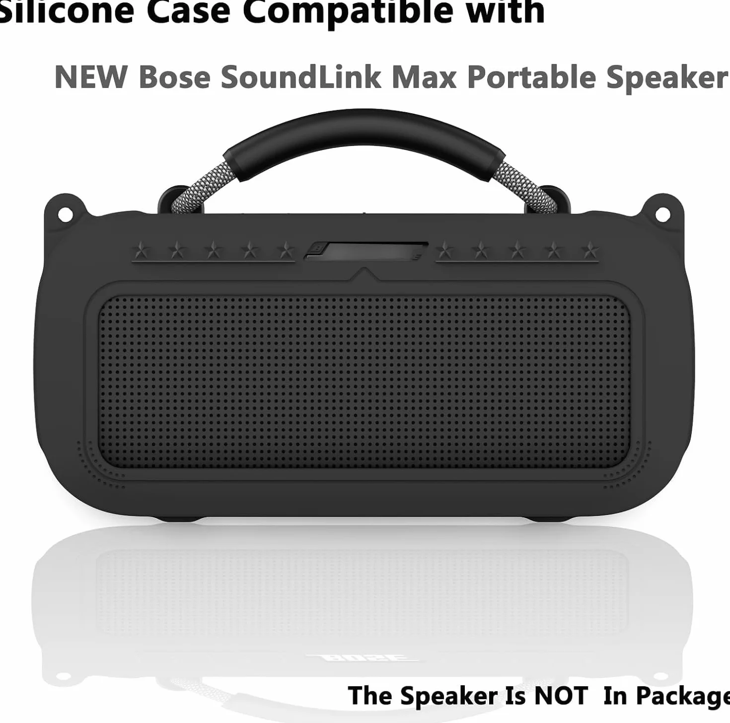 Custodia in silicone per altoparlante portatile Bose SoundLink Max, custodia morbida accessori (solo case)