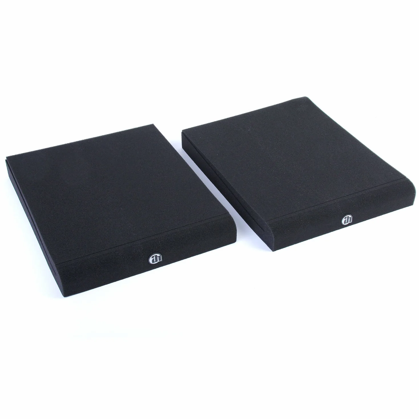 Adam Hall Stands Pad Eco Serie Absorber Monitor Studio Grigio Antracite 26.5 x 33 x 4 cm Set 2