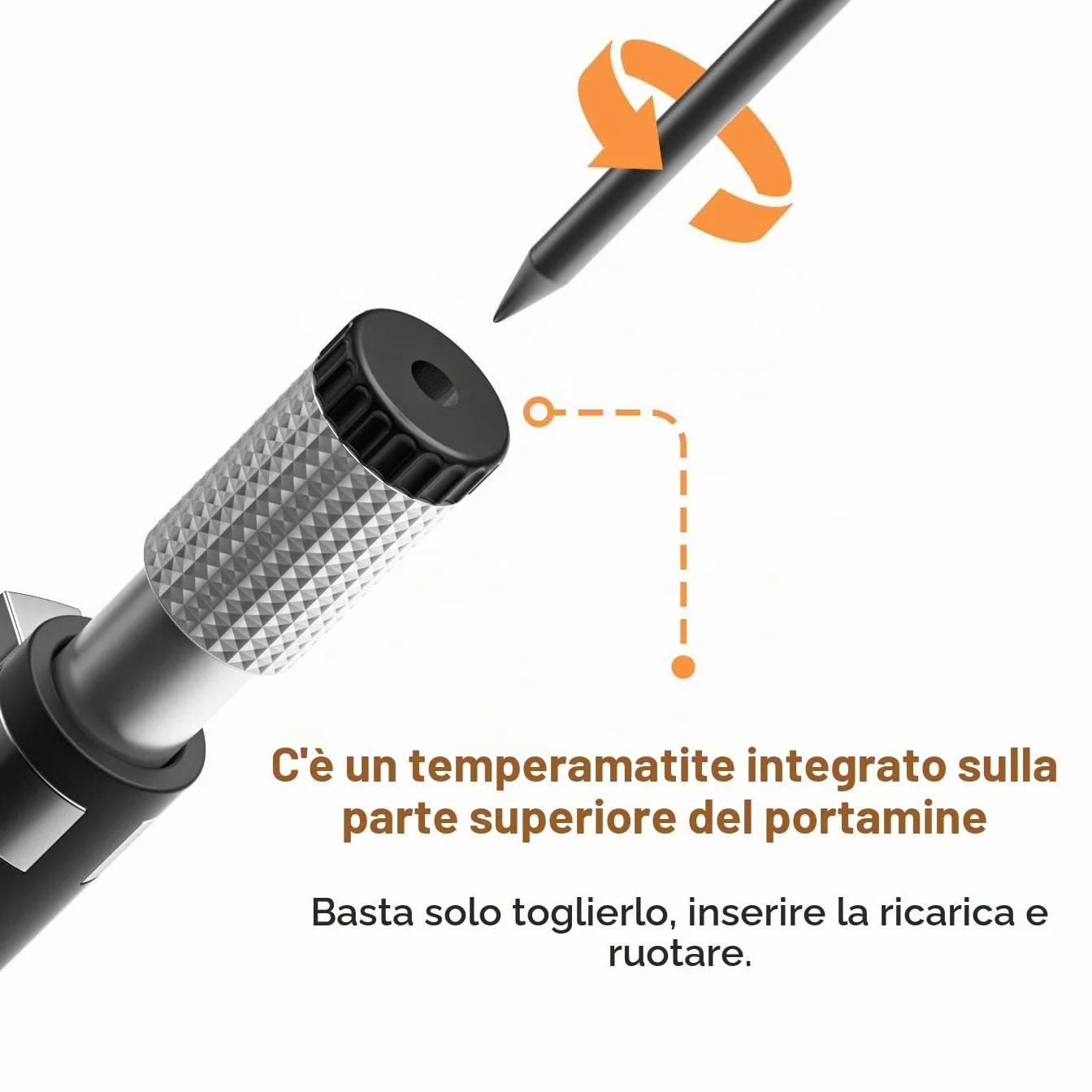 Nicpro 6 Pezzi 2mm Matite Meccaniche Set con 16 Tubo Mine HB & 2B, Gomma, Temperamatite per Artista, Disegno