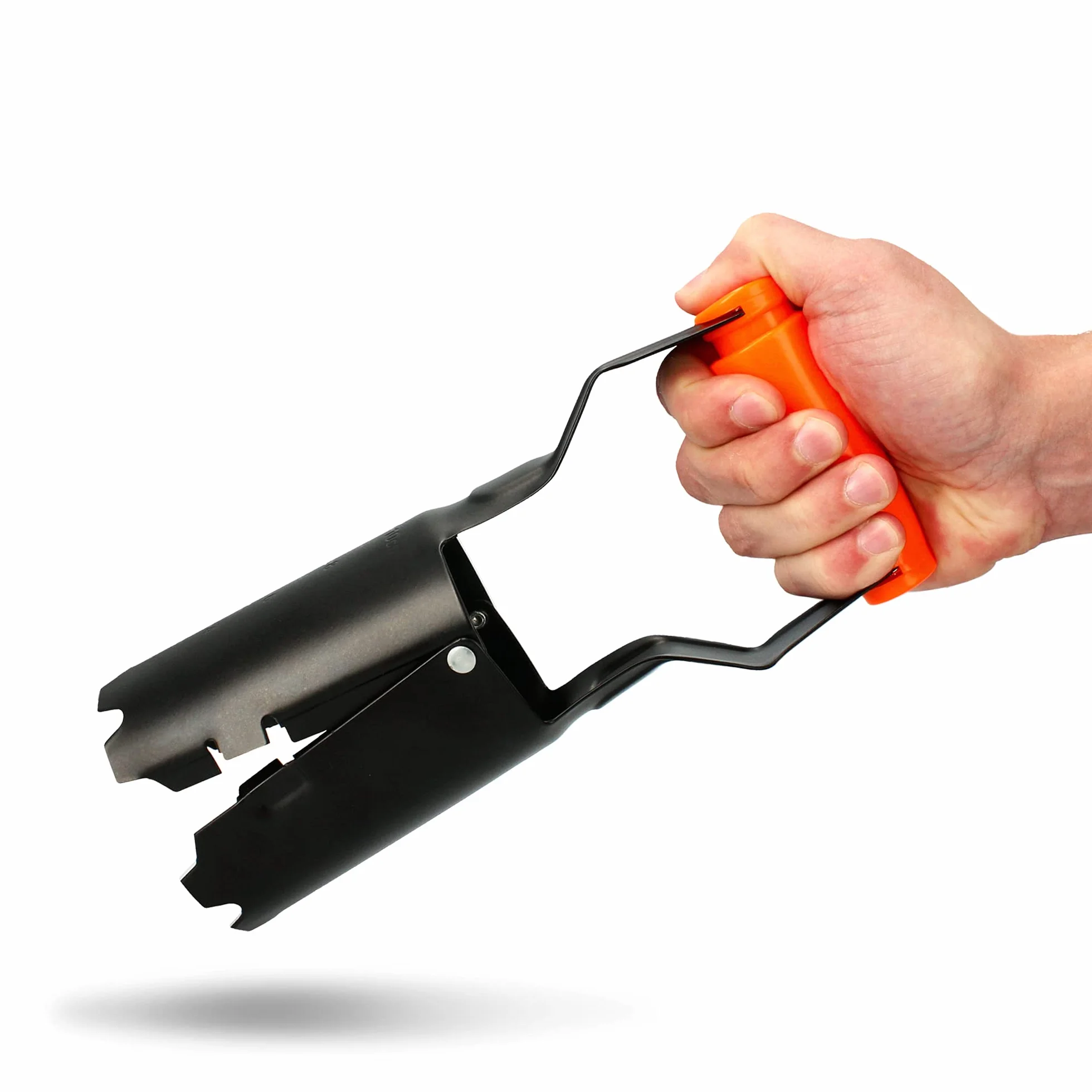 BRADAS® - Piantana per bulbi di fiori DE LUXE, Ø 6 cm-9 cm, automatica per piante a cipolla in acciaio con meccanismo automatico e scala di profondità, manico automatico, attrezzi da giardino