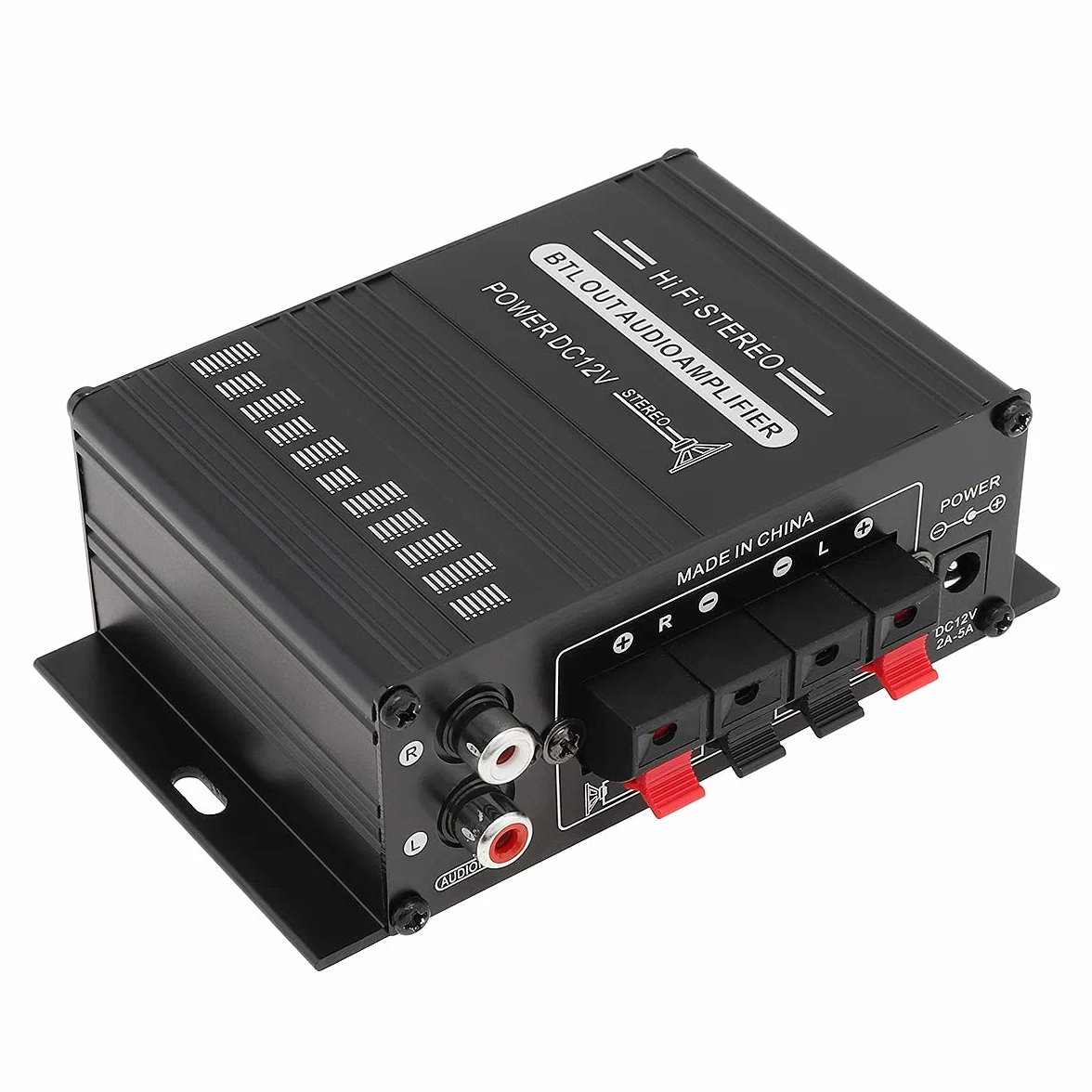 Amplificatore di potenza audio 2 canali classe D AUX USB/SD per karaoke home theater