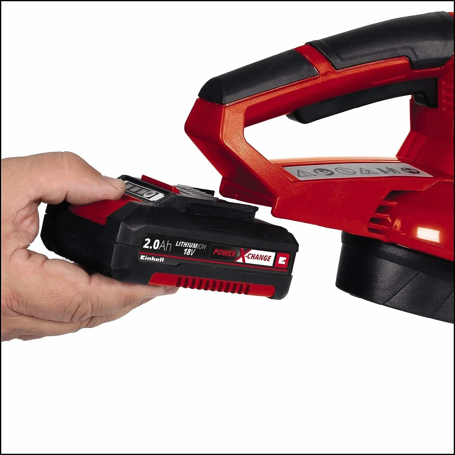 Einhell GC-CL 18 Li E Solo Soffiatore, Nero, Rosso, Senza Batteria e Caricabatteria