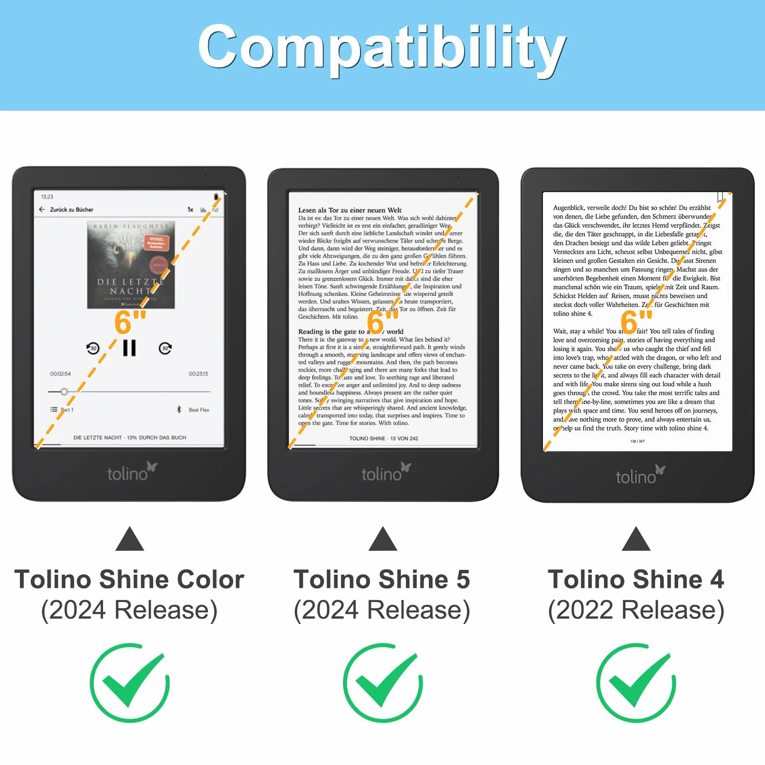 FINTIE Custodia Kobo Clara Colour 2024 Clara BW 2024 2E 2022 eReader Stand Cover Protettiva Case Card Slot Hand Strap Auto Sveglia Sonno Lilla Marble