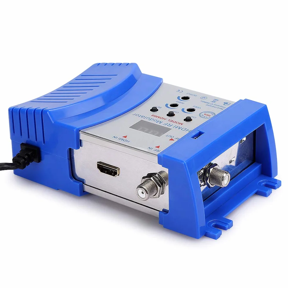 PUSOKEI Modulatore HD HDMI RF VHF/UHF Analogico Ingresso Uscita Femmina Convertitore Audio Video TV Pal