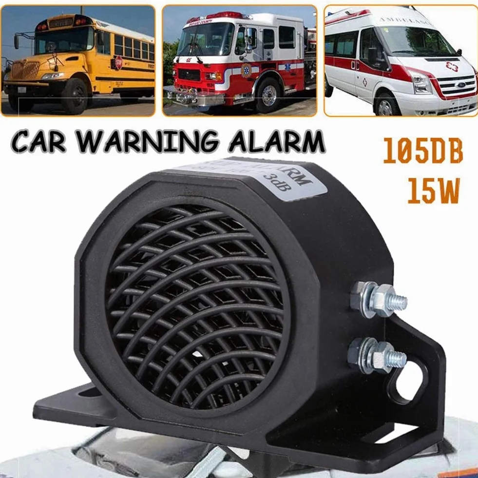 KSTE Cicalino di Avvertimento 12-80V 105 DB Universale per Auto Camion Veicoli Commerciali Pesanti