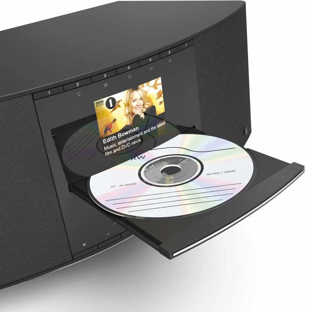 Hama Digital Radio DIR3510SCBTX DAB+ Internet Radio CD Bluetooth Nero