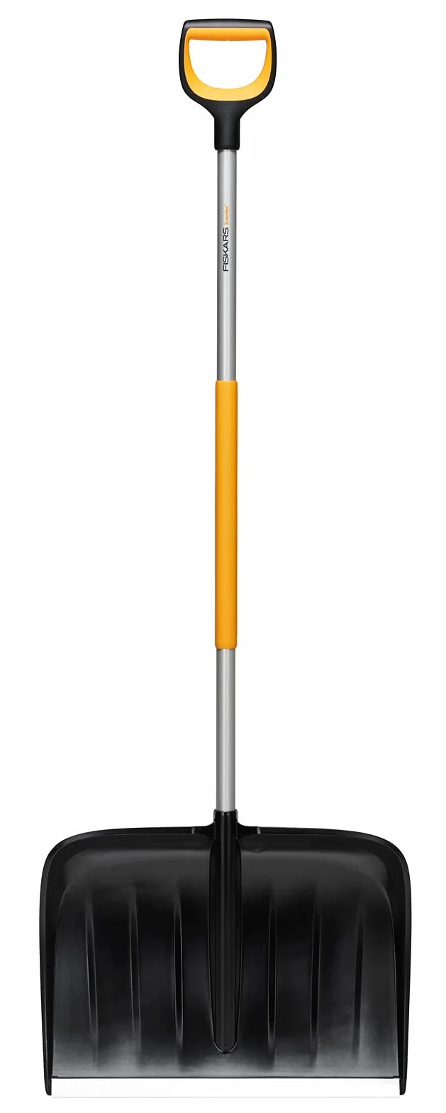 Fiskars Spingineve per grandi quantità di neve, X-series, Lunghezza: 153,3 cm, Alluminio/Polimero, Nero/Arancione/Grigio, 1057178