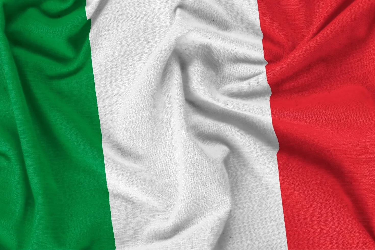 Bandiera Italiana 90 x 150 cm Poliestere per Esterno Interno con Passante per Asta Resistente alle Intemperie