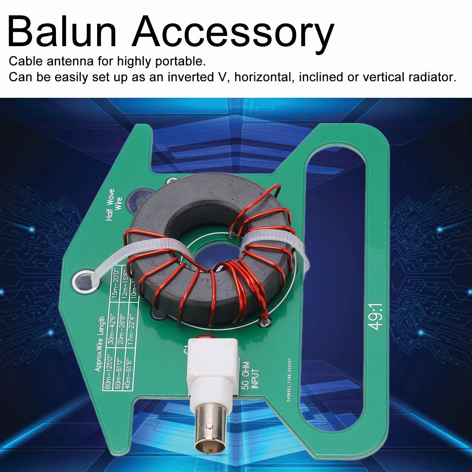 Socobeta Balun Antenna PCB Trasformatore Bilanciato Sbilanciato