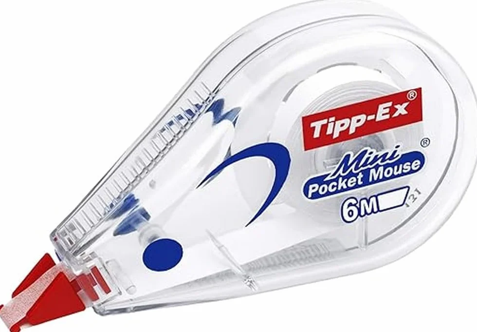Tipp-Ex Mini Pocket Mouse Correttore A Nastro Confezione Da 10 Unità Bianco 6 M X 5 mm