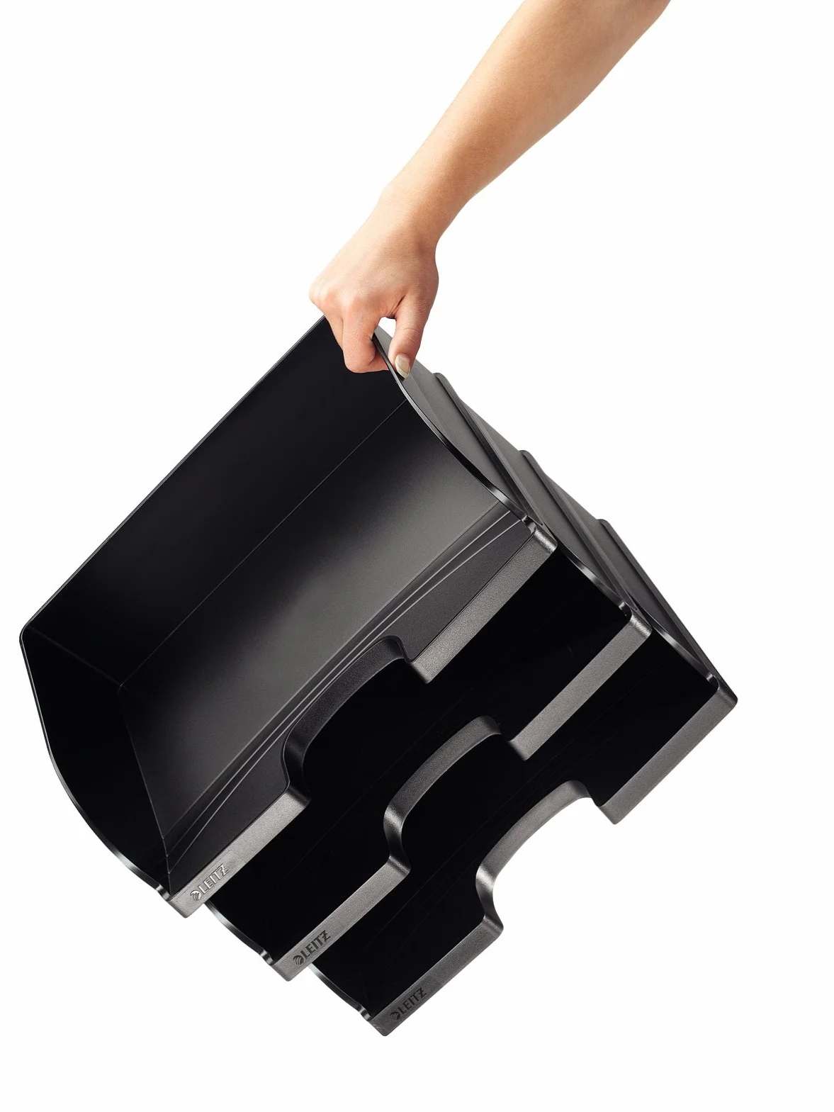 Leitz Vaschetta portacorrispondenza Jumbo Gamma Plus A4 orizzontale Nero