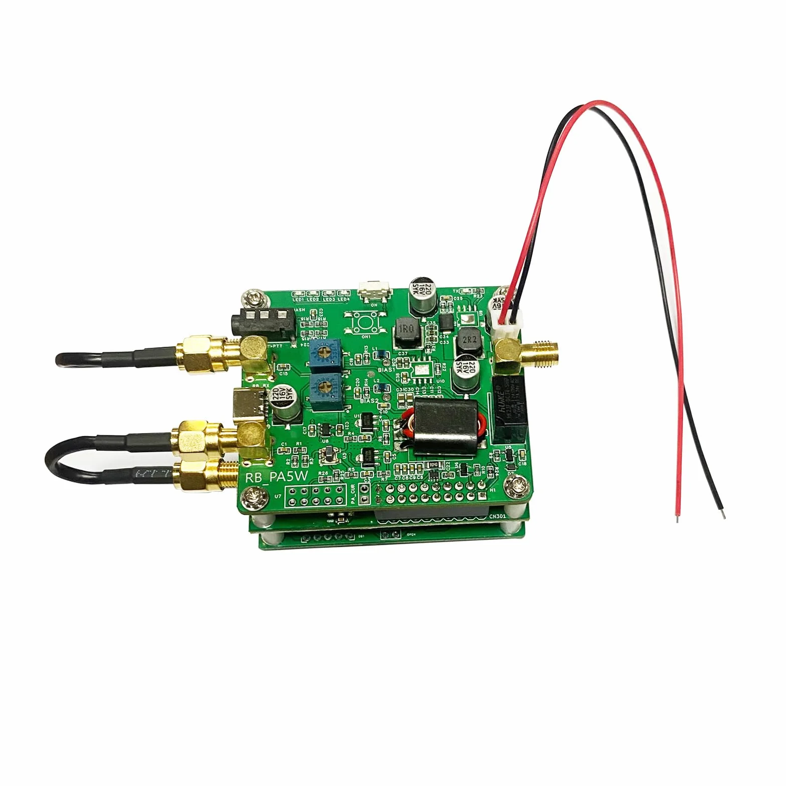 AURSINC Piastra preamplificatore Radioberry, amplificatore di potenza HF 1,5W-3W uscita 10W-100W