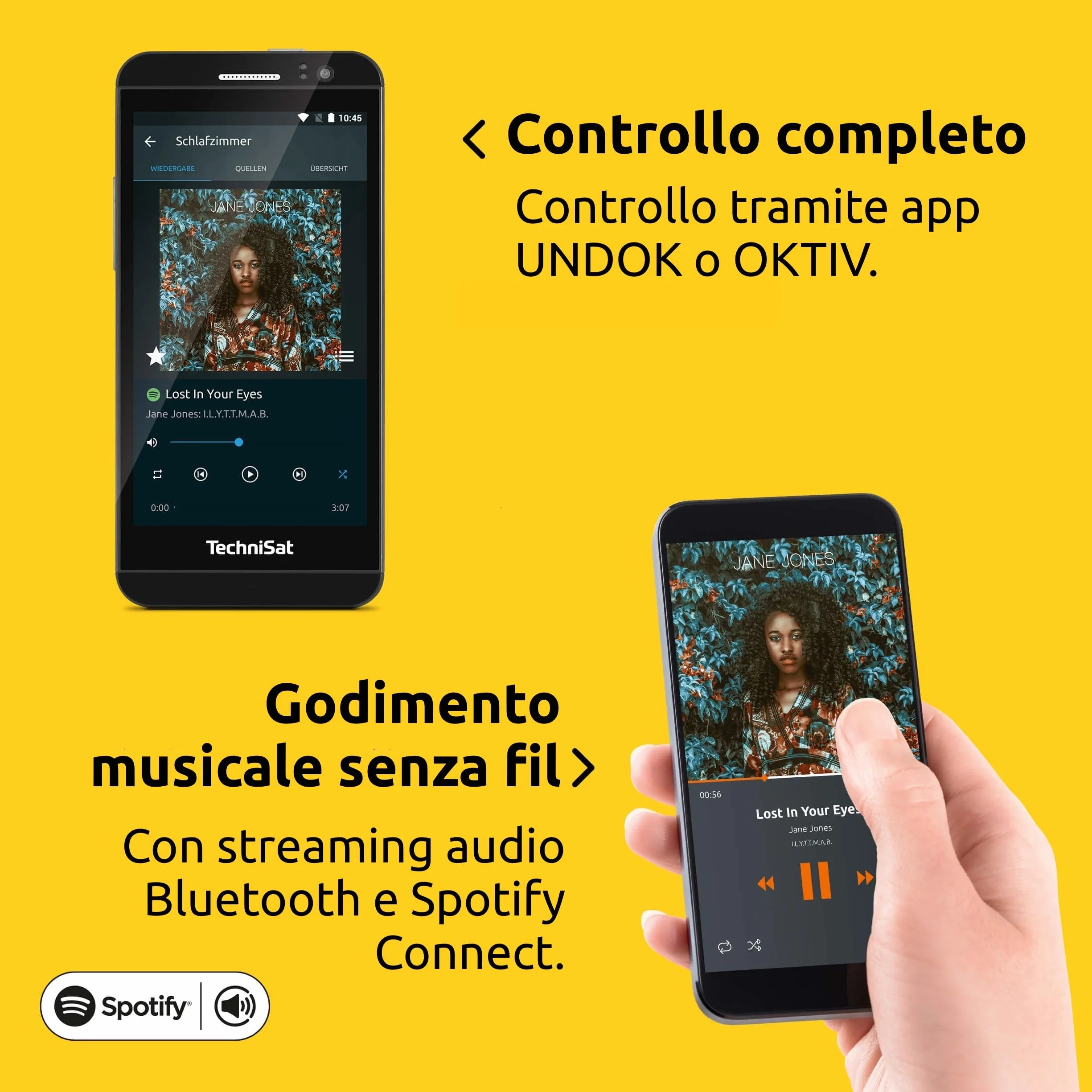 TechniSat DIGITRADIO 10 IR Radio DAB+ Internet WLAN Display Colori Bluetooth Telecomando Sveglia