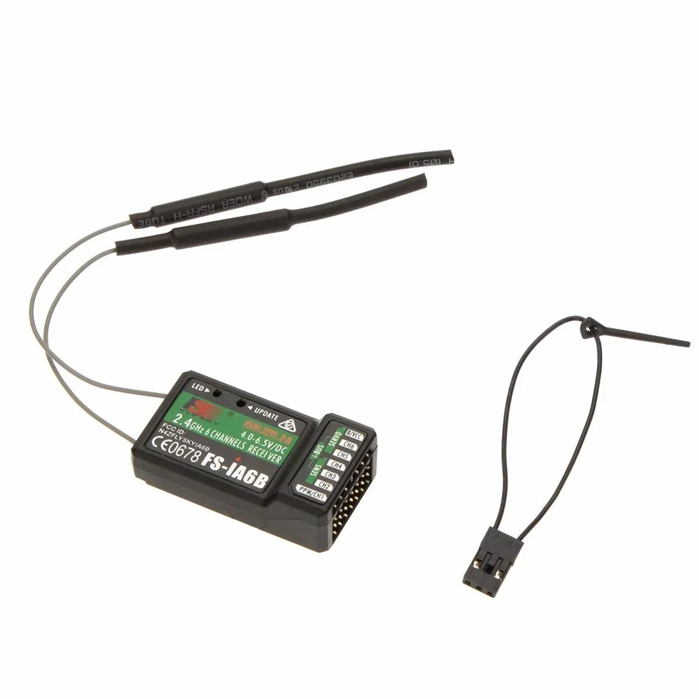 Flysky FS-iA6B ricevitore 6 canali con trasmettitore i4 i6 i10 i10 compatibile iBus 2.4G