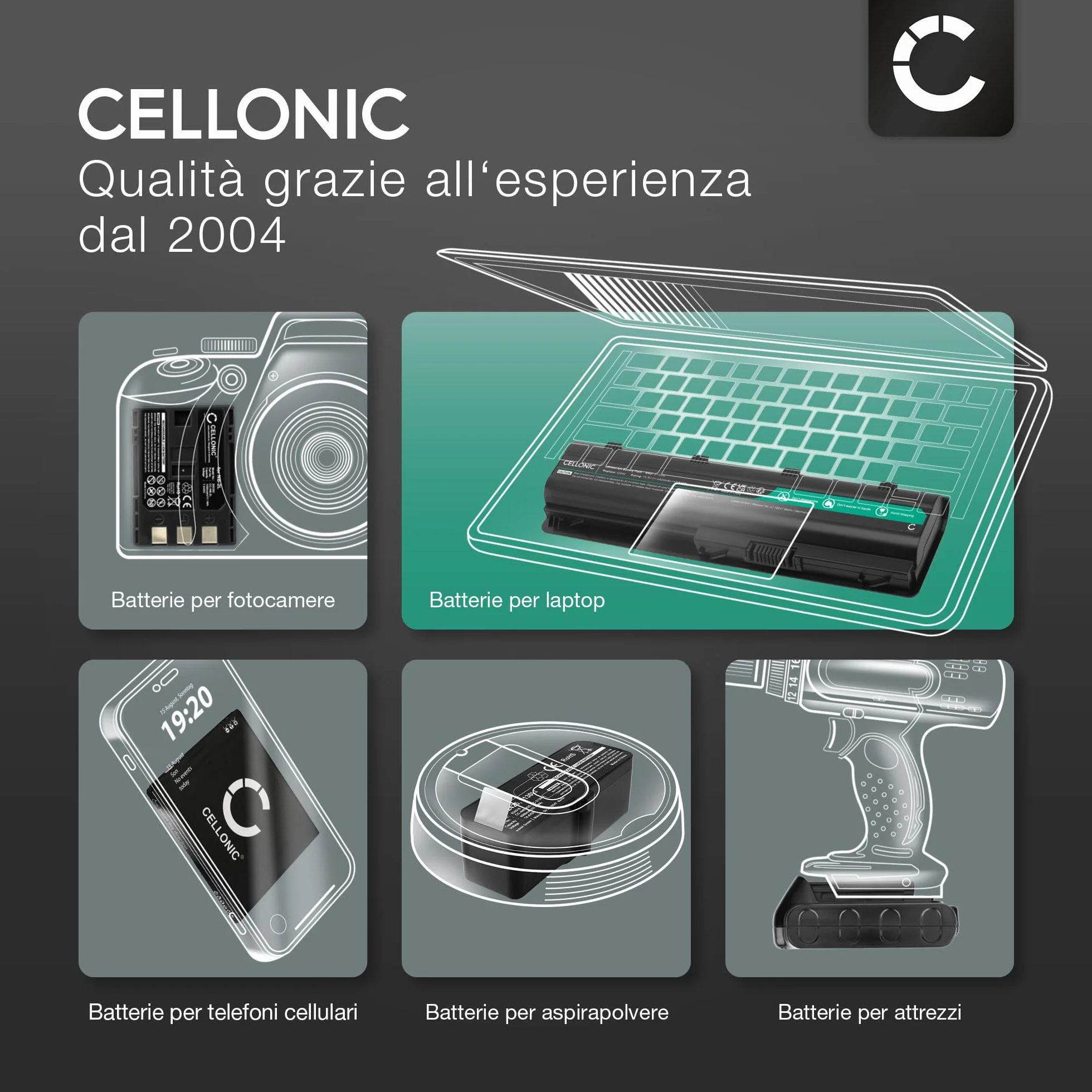 CELLONIC Batteria Compatibile Nokia 2600 1110 1110i 1100 1020mAh 3.7V