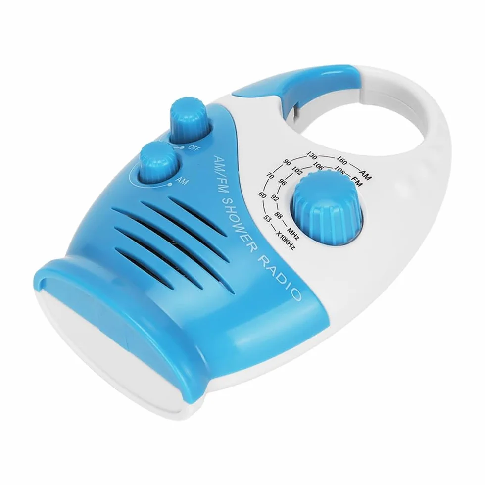 Sarini DAB/DAB+ Radio da doccia impermeabile AM FM portatile con gancio