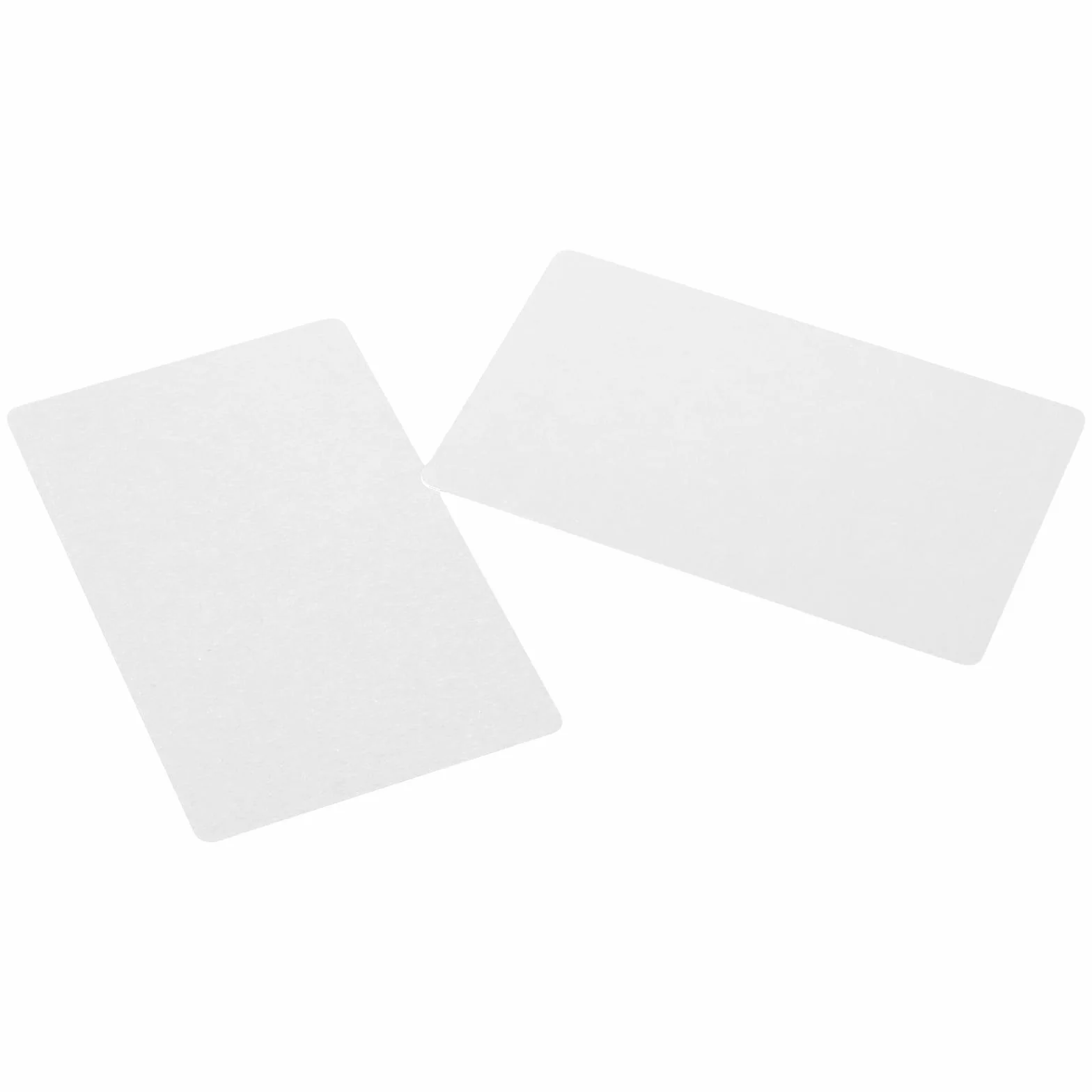 KEILEOHO Biglietti da Visita in Alluminio Argento 86 x 54 x 0,21 mm 150 Pezzi per Marcatura Laser DIY