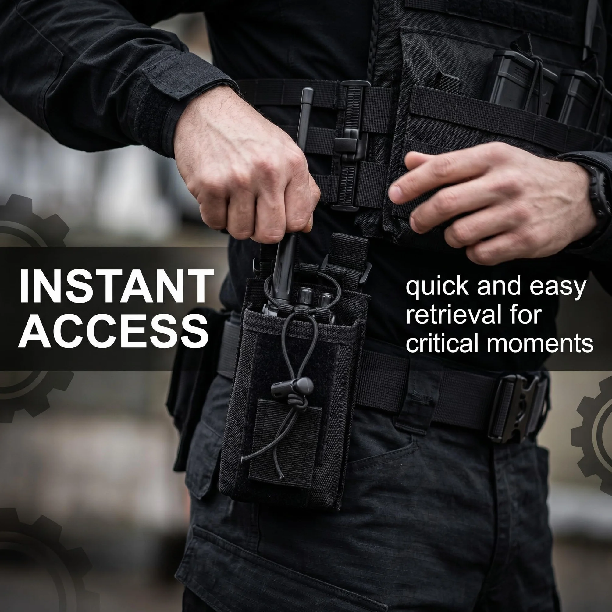 Porta Radio Da Cinturone Molle Custodie Per Walkie-talkie