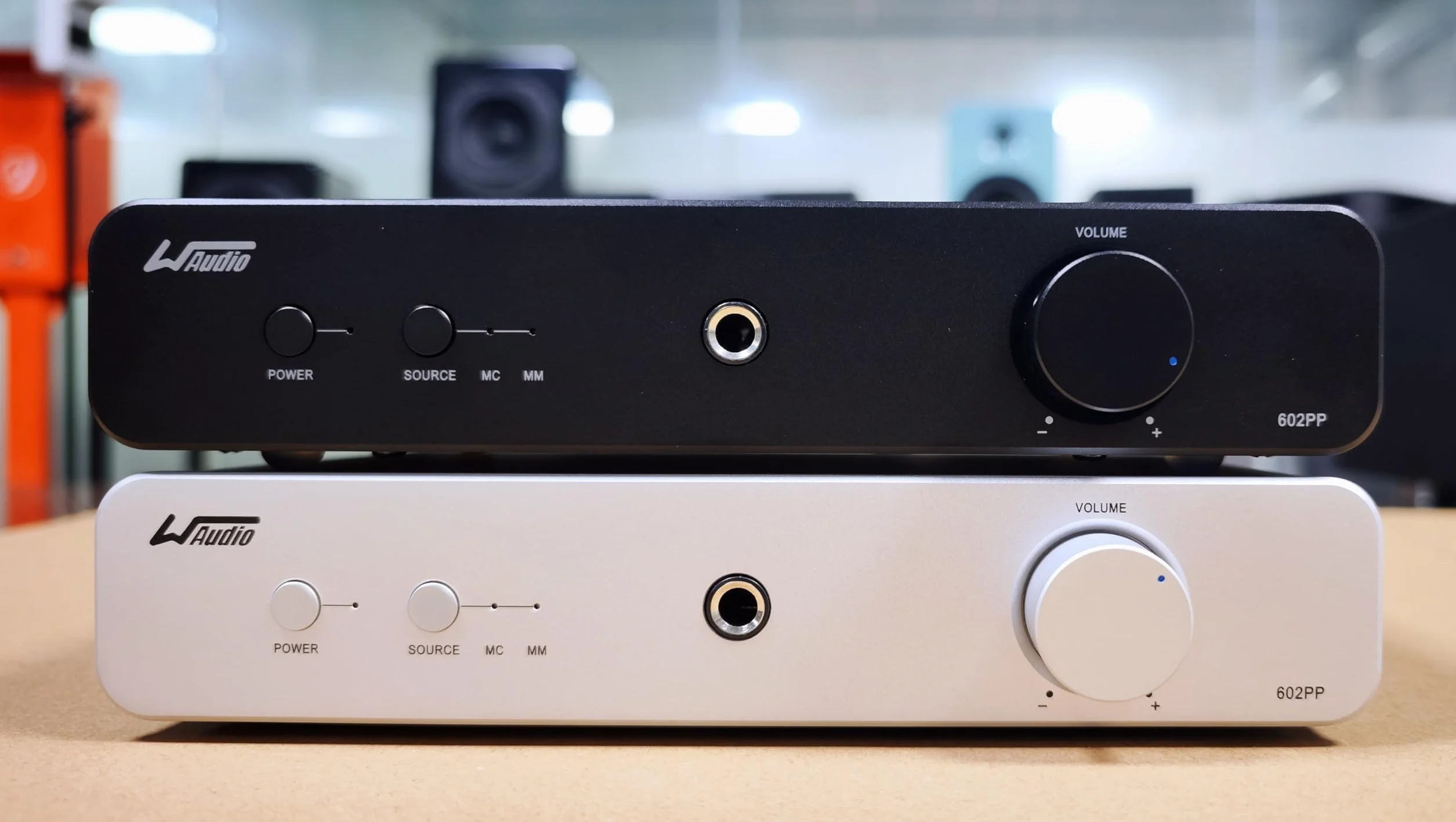 WAudio Preamplificatore Phono MM/MC ad alta fedeltà nero