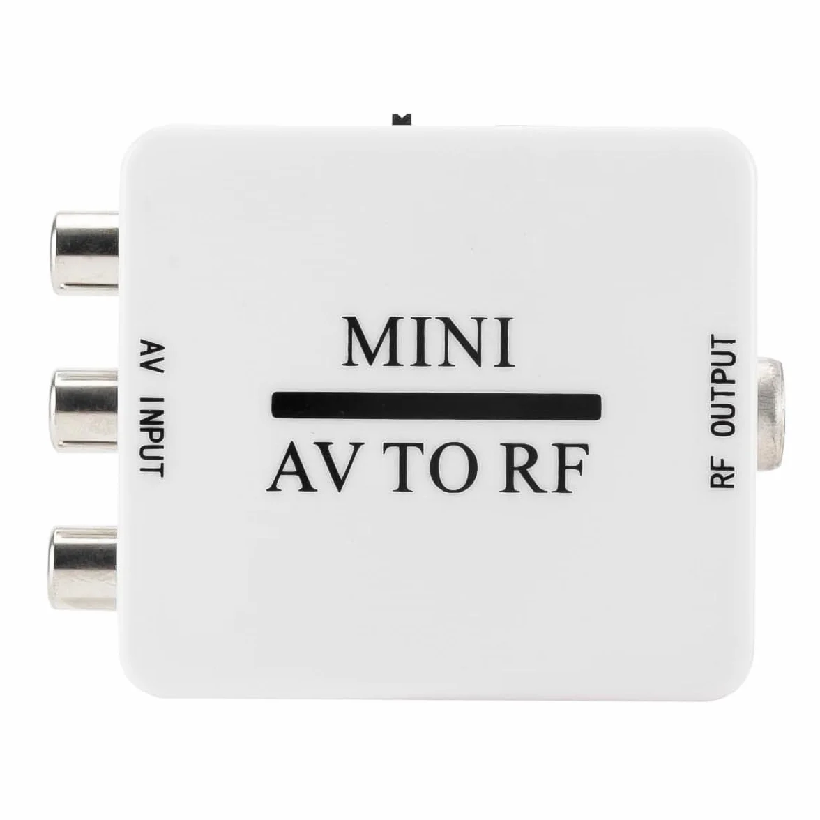 Convertidor Modulador AV a RF Bidireccional RCA Compuesto Adaptador AV2 PAL NTSC SECAM