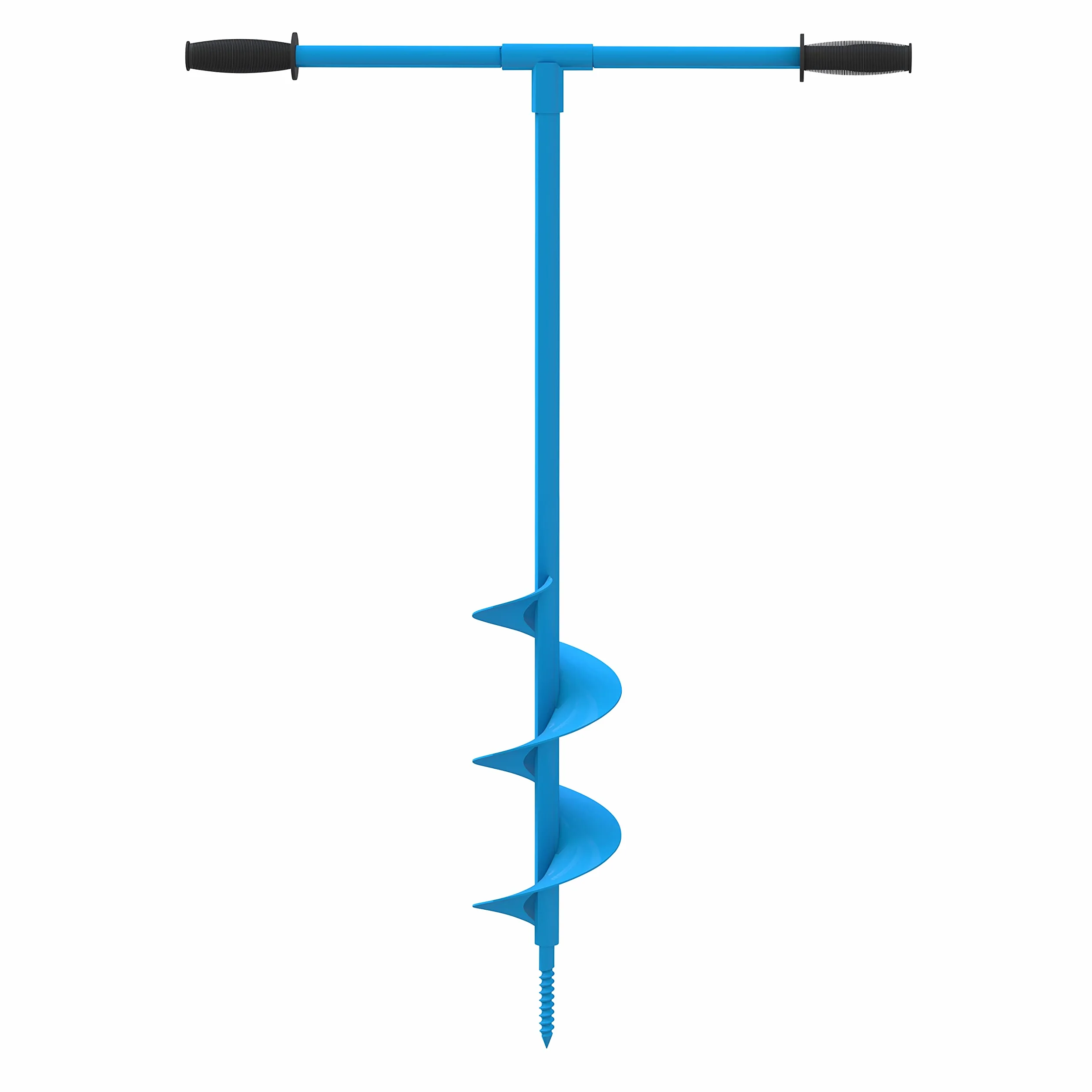 Güde GH 150 - Trapano manuale per messa a terra, lunghezza totale 104 cm, diametro 15 cm, per fissare pali di recinzione, piantare, ecc., maniglie antiscivolo, grande manico a croce in metallo per una