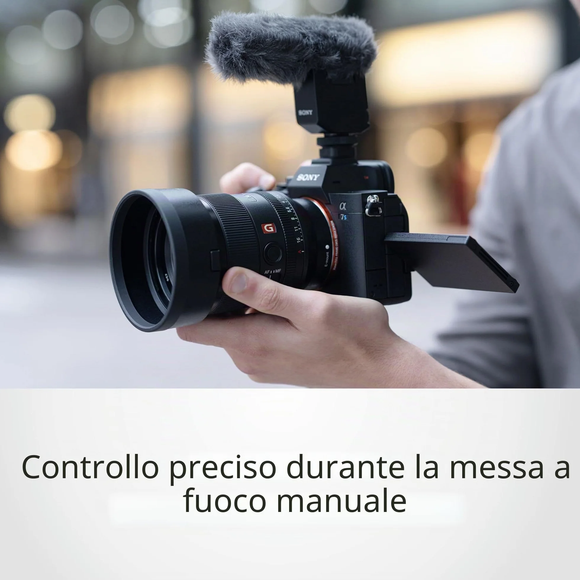Sony SEL35F14GM Obiettivo 35 mm F1.4 G Master E-Mount full frame APS-C