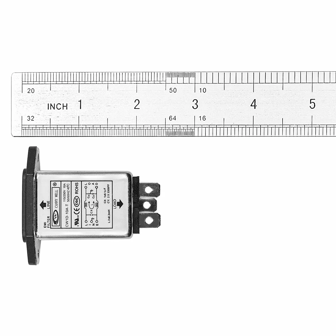 CENPEK Filtro di alimentazione CW1D 10A Monofase AC 220V