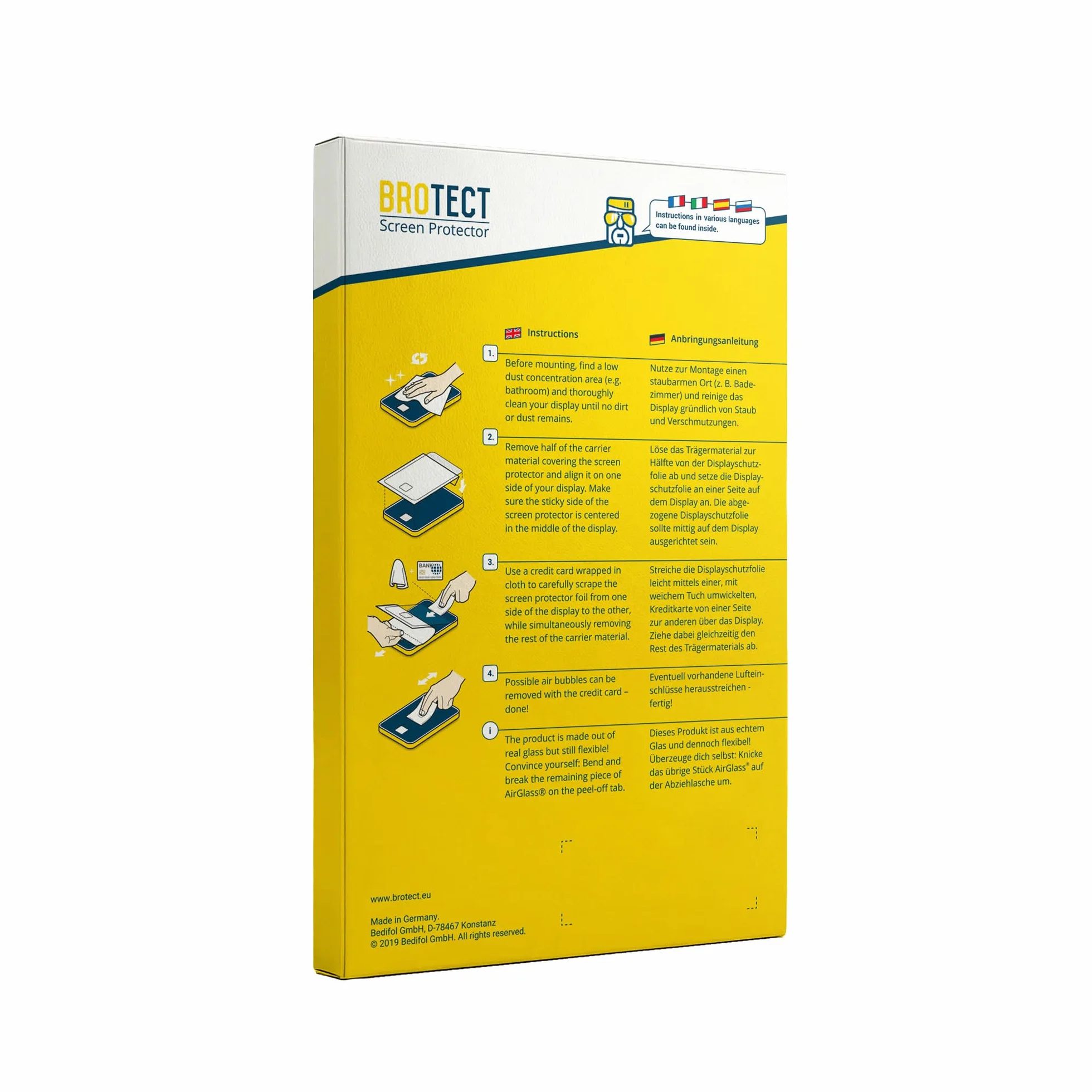 brotect Pellicola Protettiva Vetro per Dell Pro Max Plus 18 Protezione Schermo 9H Chiaro