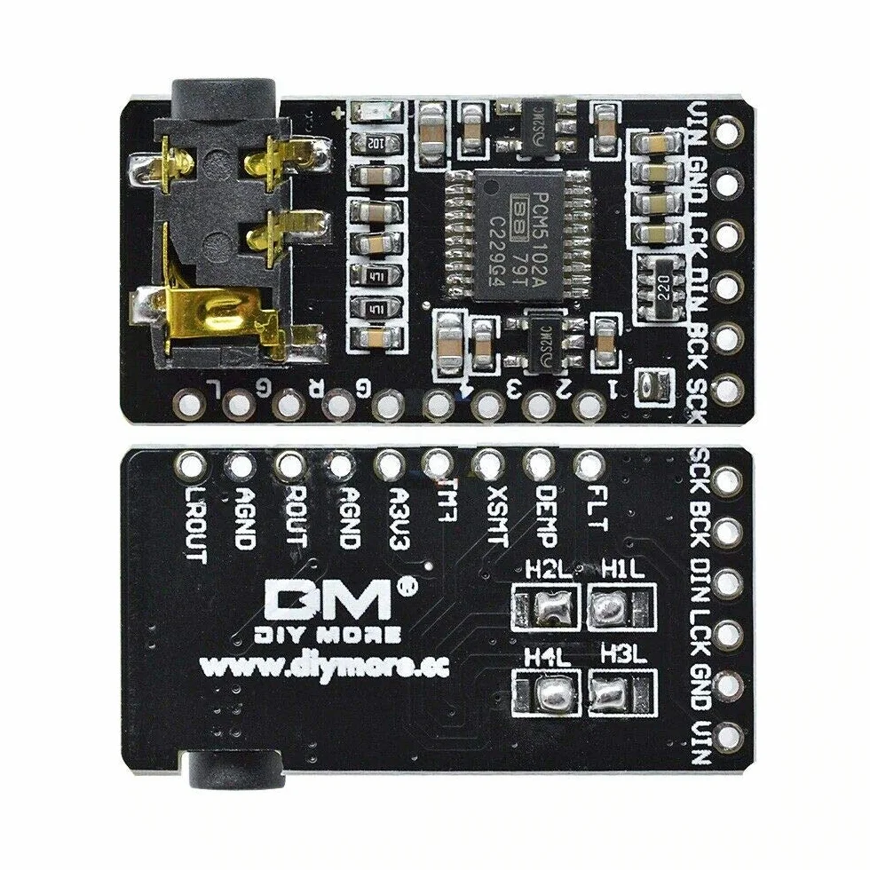 PCM5102 Decoder GY-PCM5102 I2S Digital Audio Player PCM5102A