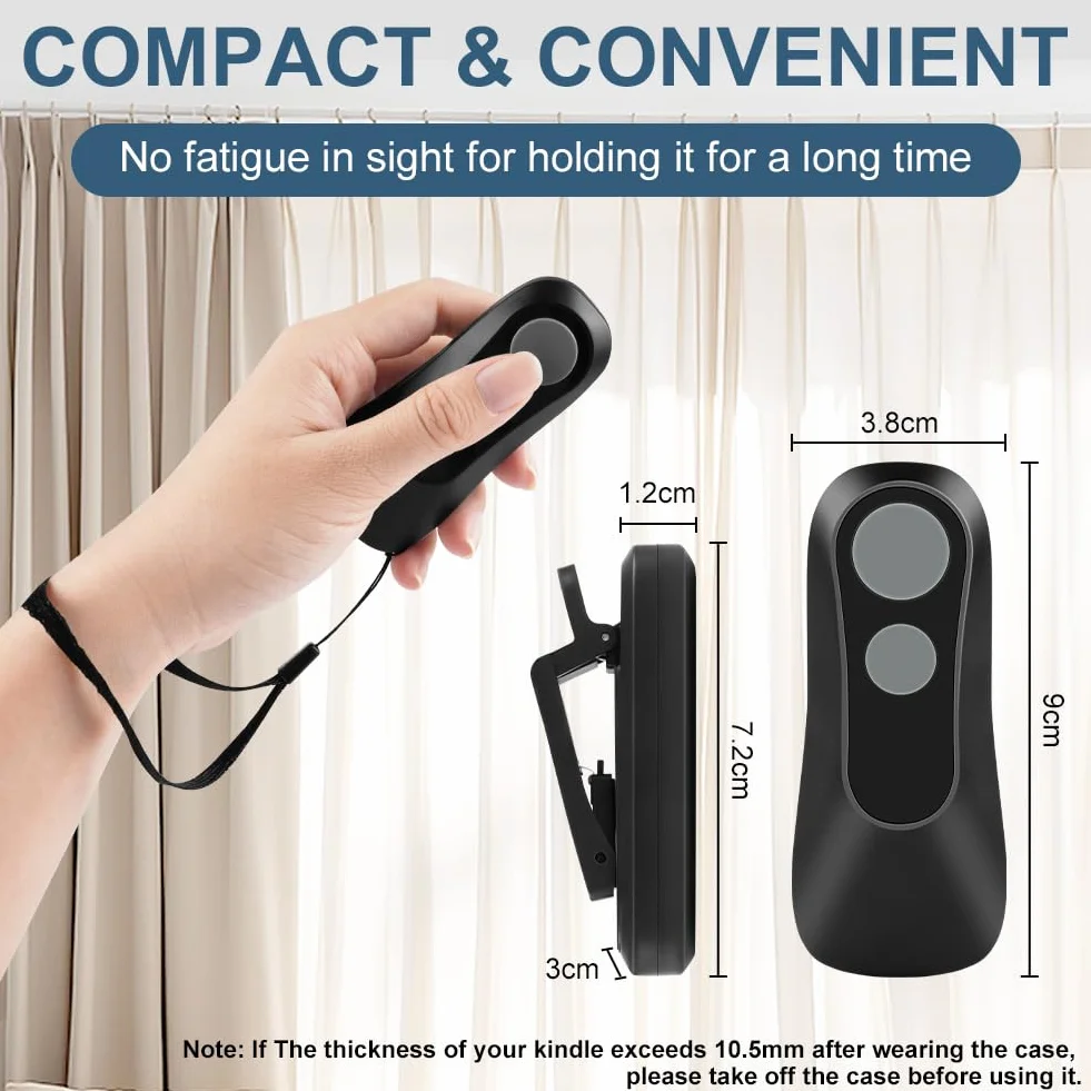 Vicloon Page Turner Remote Control for Kindle Paperwhite Oasis Kobo eReaders iPad iPhone Tablet Android