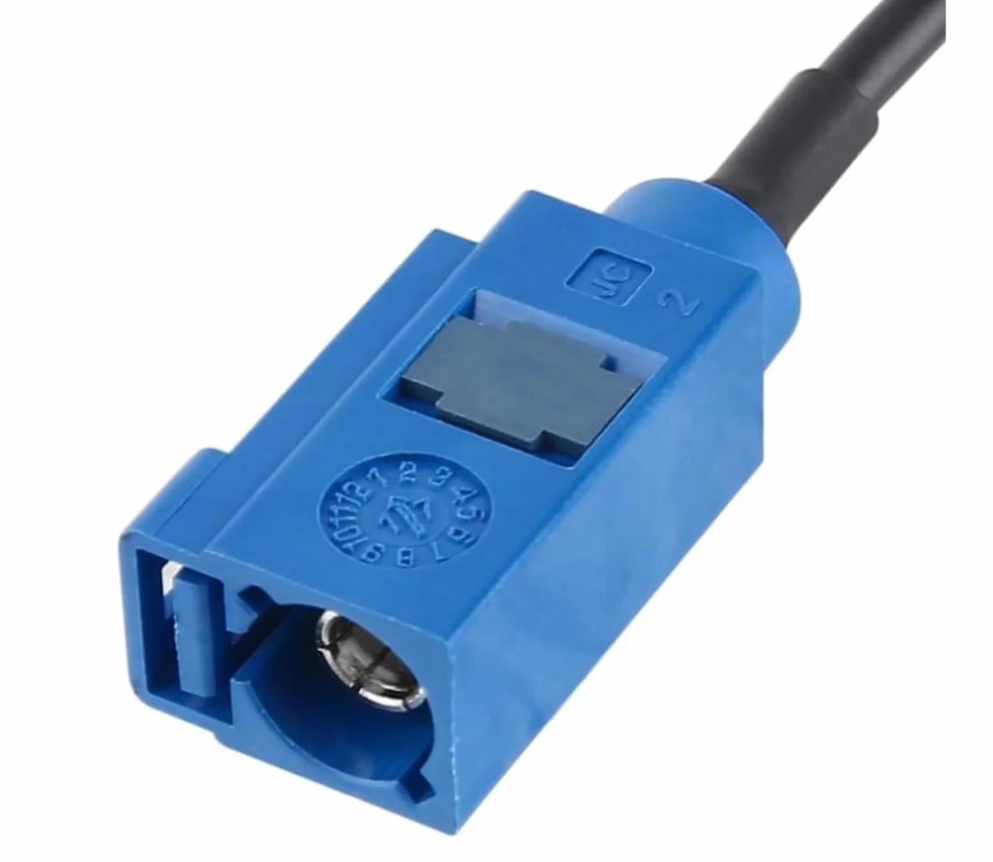 Antenna GPS Attiva 1,5 Metri Fakra C Blu per Auto Volkswagen VW Ford Audi MFD2 RNS2 RNS-E