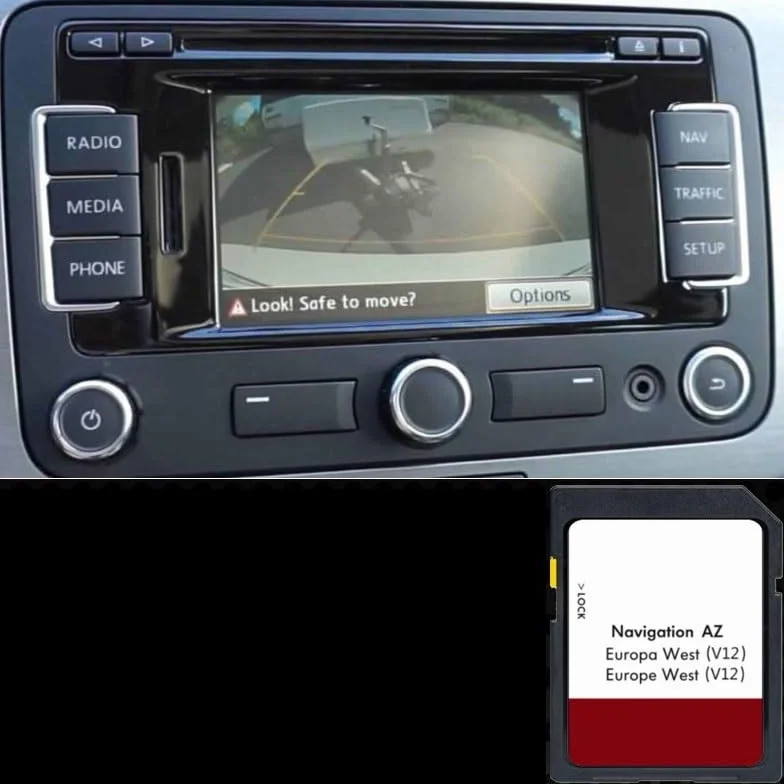 Volkswagen RNS 315 scheda SD navigazione GPS Europa occidentale 2020 V12