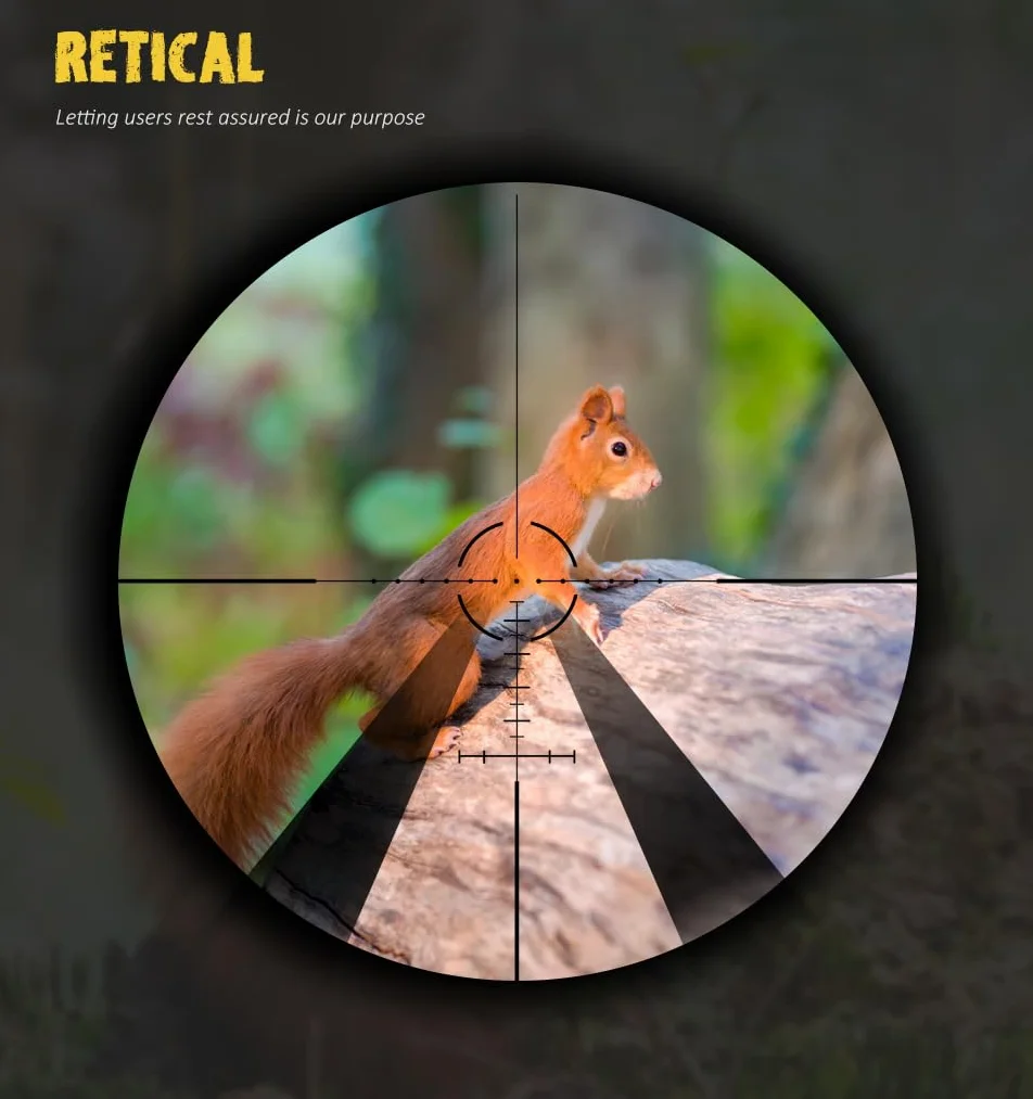 SPINA OPTICS Cannocchiale da caccia 6-36X56 SF Mil Dot reticolo parallasse laterale blocco torretta mirino tattico